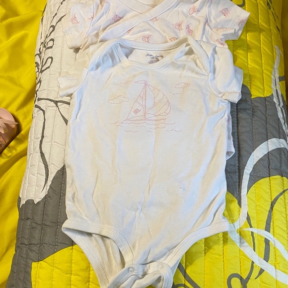 Ralph Lauren Other - Ralph Lauren White Sailboat Print Kids One Piece